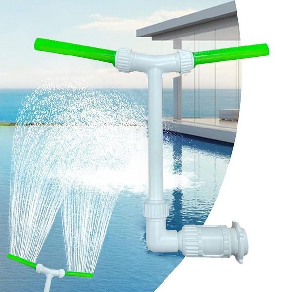 Decorações de jardim Fontes de piscina para piscinas enterradas Fonte divertida Sprays com decoração de luz Piscina ao ar livre Spa Lagoa Cachoeira 230704