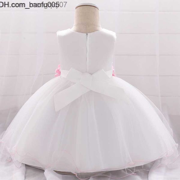 Vestidos de menina 2019 recém-nascido vestido de batizado para bebê menina vestidos de festa e casamento vestidos de princesa menina 1º aniversário 0 2 3 6 meses Y19061001 Z230705