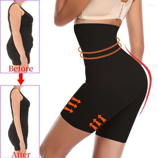 Kadın şekillendiricileri Yüksek bel shapewear için kalçalar için vücut şekillendirici zayıflama iç çamaşırı karın kontrol külotları sıkı ince brifingler düzeltici