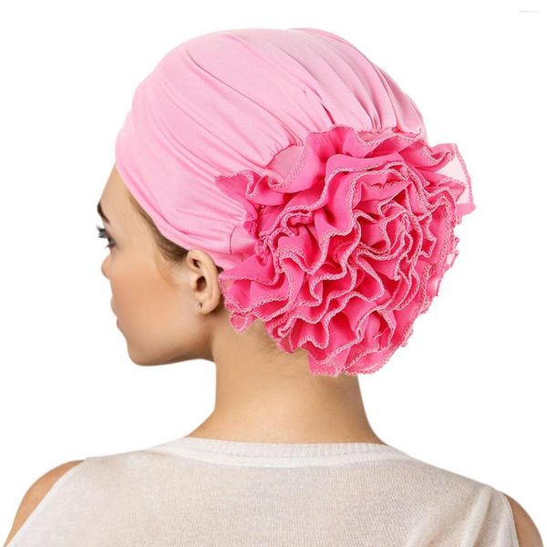 Ball Caps Männer Kappe Frauen Casual Solide Blumen Kopf Hut Kopfbedeckung Muslimischen Turban Slouchy Für Frauen