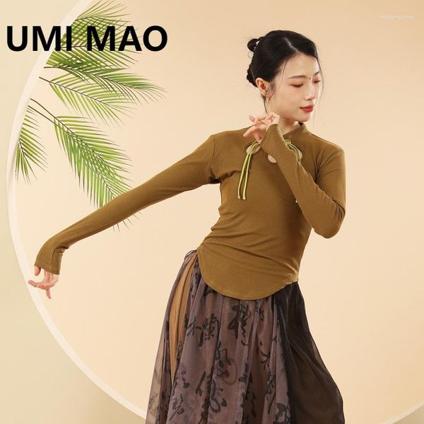 Magliette da donna UMI MAO Abiti da allenamento per la danza moderna in stile cinese Primavera classica Esame artistico a maniche lunghe Top da donna