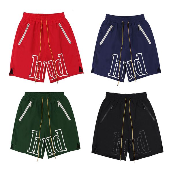 Rhude Shorts Pants Men Moders Designer Casual Short Men Shorts Высококачественные пляжные сетка роскошные улицы Lake Smoke Sports Комфортно