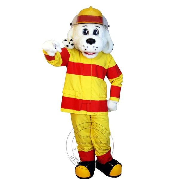 Neues Maskottchen-Kostüm „Sparky der Feuerhund“ für Erwachsene, Ganzkörper-Requisiten-Outfit, individuelles Kostüm, Cartoon-Thema-Kostüm