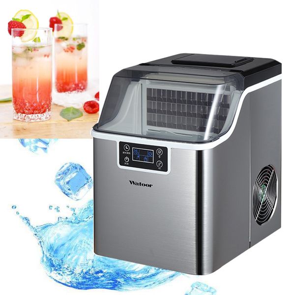 LINBOSS Electric Bullet Ice Maker Desktop Ice Maker para entrada de água em barril