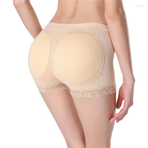 Intimo elasticizzato da donna Plus Size Donna BuLifter Shaper Pantaloni Glutei Enhancer Boyshorts Pantaloncini di sicurezza Biancheria intima Slip Push Up Mutandine