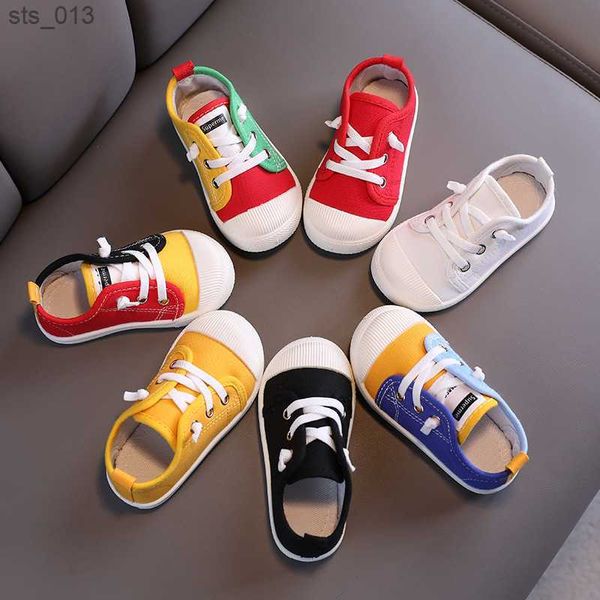 Baby Canvas Classic Sneakers Neonato Sport Neonati maschi Ragazze Primi camminatori Scarpe Infantile Bambino antiscivolo Indoor Outdoor L230518