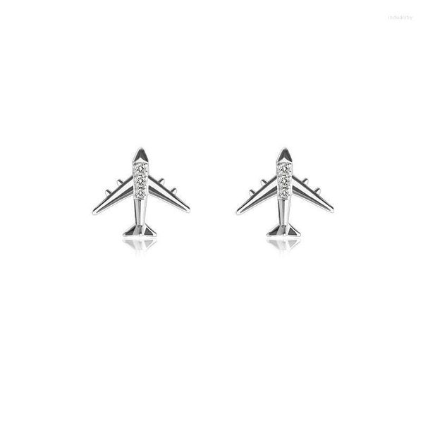 Brincos Mini Avião Feminino Moda Feminina Bone Studs Temperamento Personalidade Jóias Atacado