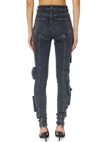 Юбка Deat, модные женские джинсы, высокоэластичные, тонкие, на молнии в нижней части ног, которые можно открыть и превратить в джинсовые расклешенные брюки, весна 2023, новинка 17a3777h