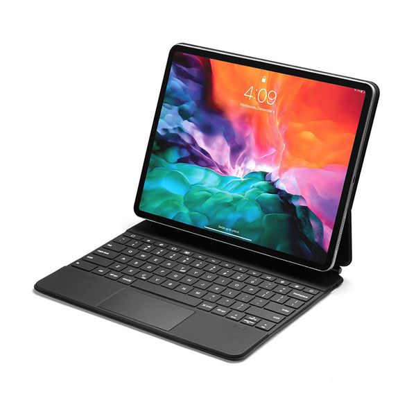 Magic Keyboard Case para iPad Pro 12,9 polegadas 18/20/21/22 3rd 4th 5th Generation Slim Smart Backlit Wireless Bluetooth Trackpad Stand Cover Cover