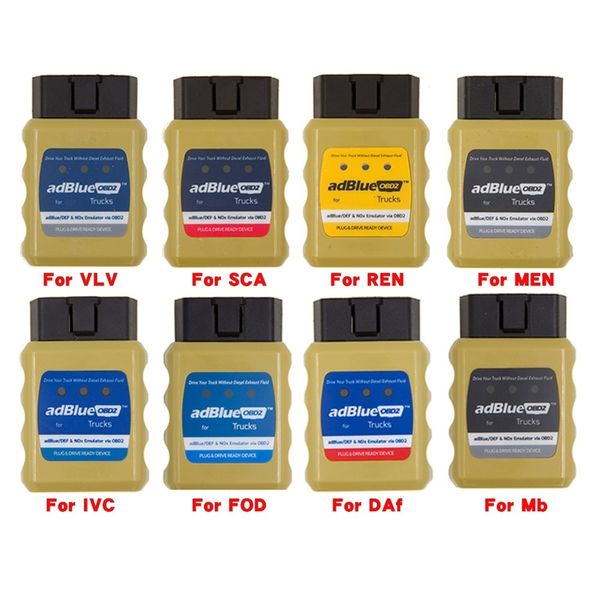 2022 Sürüm Kamyonları ADBLUE OBD2 EMULTOR ADBLUEOBD2 IVECO-CURK ADBLUE/DEF NOX Emülatörü OBD 2 ADBLUE OBD2 IV-ECO Kamyonu OBD2 Volvo için Scania için Renault için OBD2