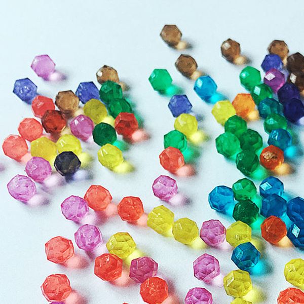 3D головоломки 500pcs Set Jewel Beads Toys для детей 6 цветов Пополняйте пакет воду липкой джлика