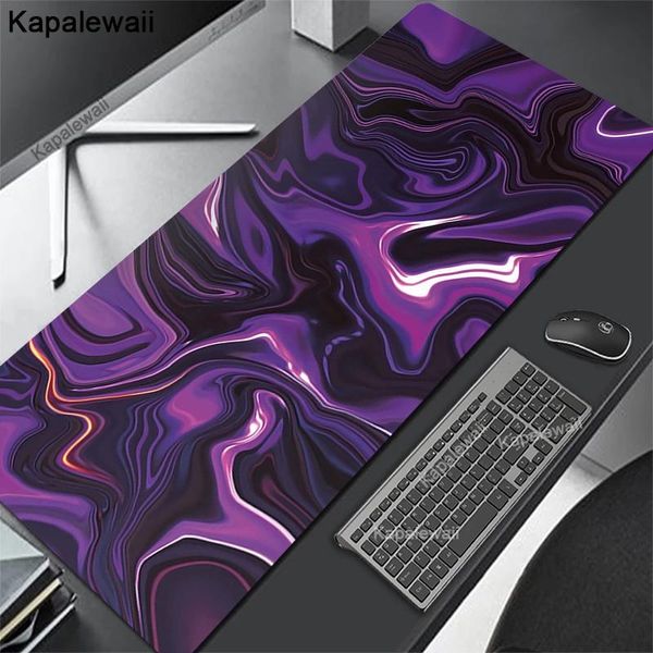 Ruht Warped Zebra Gaming Xxl Mauspad Tischmatte Laptop Computer Zubehör Mousepad Schwarz und Weiß Mause Teppich 900x400 Schreibtischmatten