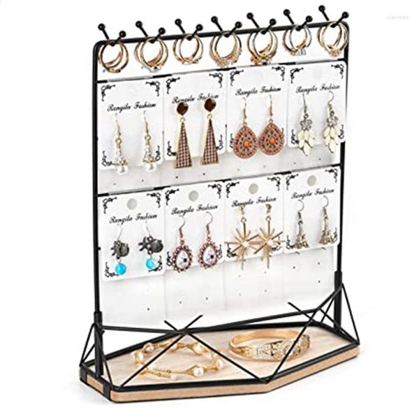 Scatole portaoggetti Espositori per orecchini per la vendita di gioielli Stand porta carte Show e uso domestico
