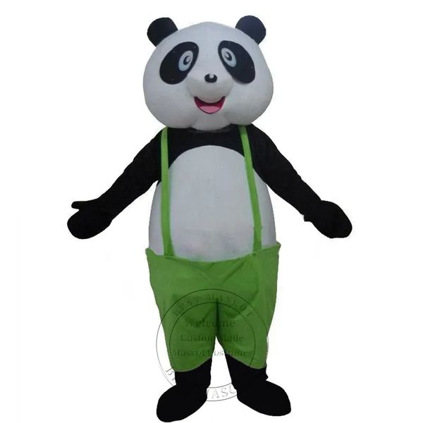 Vendite calde Dimensione adulta Cute Kung Fu Panda Costume Cartoon Apparel tema mascotte del vestito operato