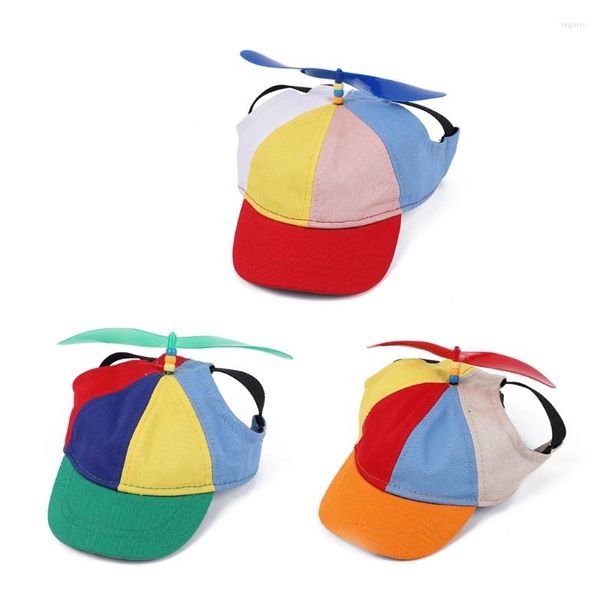 Abbigliamento per cani Cappello estivo per cuccioli Cappello per elica Po Puntelli con cinturino elastico regolabile