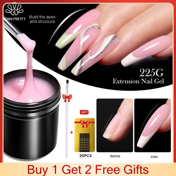 Nagellackverlängerung Gel Gelee weiß transparent Gel Nagellack schnelle Verlängerung UV Nagelhärte Gel Spray Gel Lack 230704