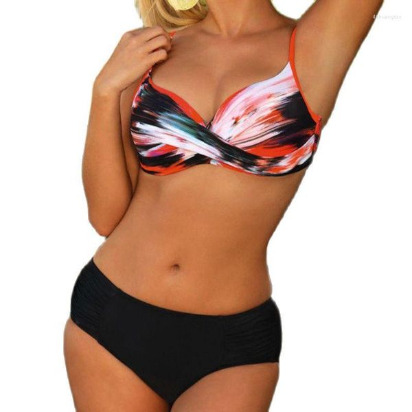 Damen Bademode 2023 Print Badeanzüge Push Up Bikini Weibliche Strandkleidung Brasilianische Bikinis Schwimmen Badeanzug