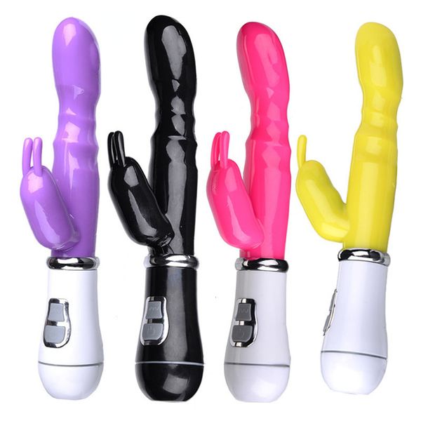 Vibratoren Kaninchen Vibrator für Frauen Klitoris Stimulator Gspot Vagina Massagegerät Butt Plug Weibliche Masturbator Sex Spielzeug Für Shop 230706