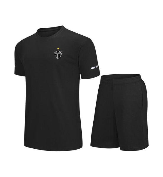 lube Atlético Mineiro Homens crianças lazer Fatos Jersey de secagem rápida terno de manga curta camisa esportiva ao ar livre