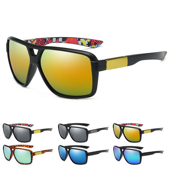 7 Farben Sport Sonnenbrille Fox Fahren Schutzbrillen Reflektierende Linsen Innen Tempel Druck Großhandel Sonnenbrille Fx888 Für Männer