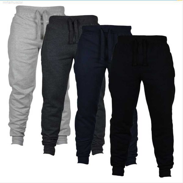 Pantaloni della tuta casual da uomo Pantaloni da jogging Harem Pantaloni Pantaloni con coulisse Plus Size Pantaloni da uomo solidi Pantaloni sportivi da uomo slim fit0o6285n8