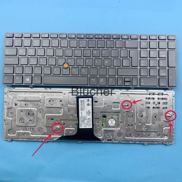 Tastiere Tastiera per laptop latina per Hp Elitebook 8760w 8770w con layout Point LA x0706