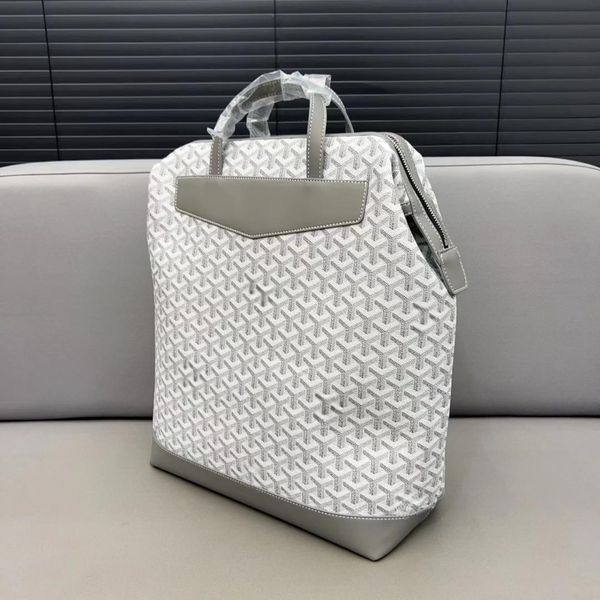 mochila designer mochila masculina mochila escolar de luxo GY branco emenda unissex alça de ombro ajustável mochila elegante simples e fácil de transportar
