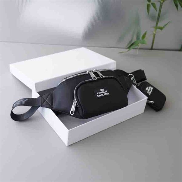 Bolsas de cintura de grifes de luxo clássicas pretas estojo para celular bolsa de mão de lona de náilon bolsa de cintura alta qualidade pochete bolsa de peito