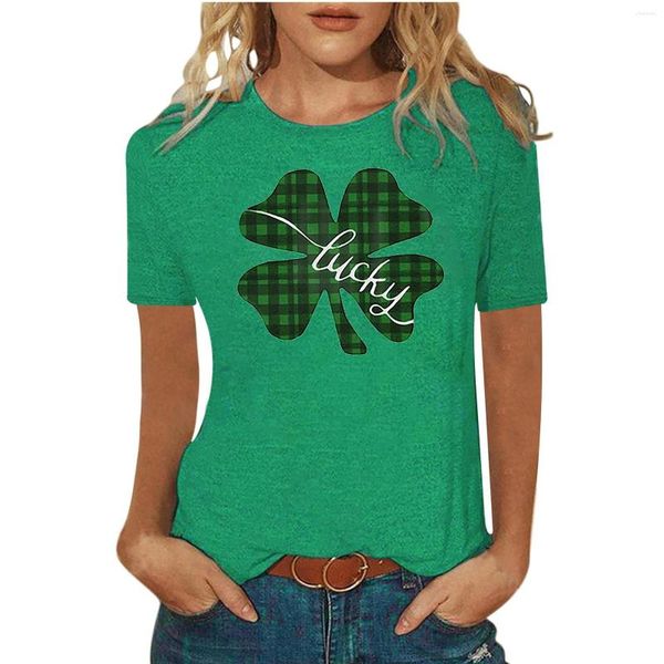 Frauen Blusen St. Patrick's Day Bluse Koreanische Mode Frauen Und Tops Sexy Vintage Plus Größe Kleidung Femme