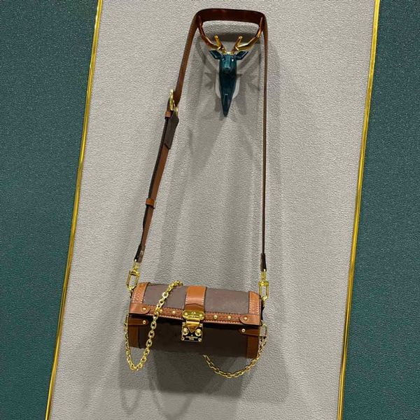 Дизайнерская сумка papillon, женская сумка через плечо, классическая сумка на плечо из воловьей кожи с рябью, сумка-кошелек M57835
