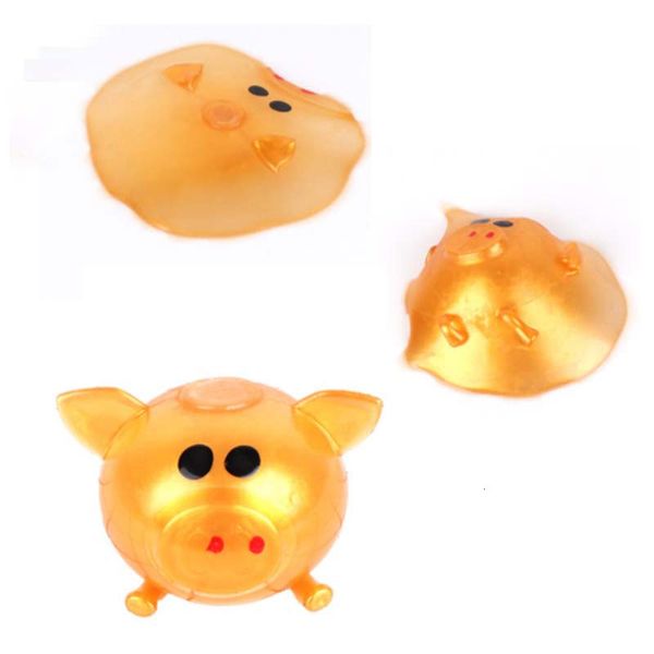 Decompression Toy Z5 Decompression Splat Ball Vent Pig Toy Venting Ball Sticky Smash Water Ball Antistress Vari tipi Pig Toys Adult Kids Gift 230705