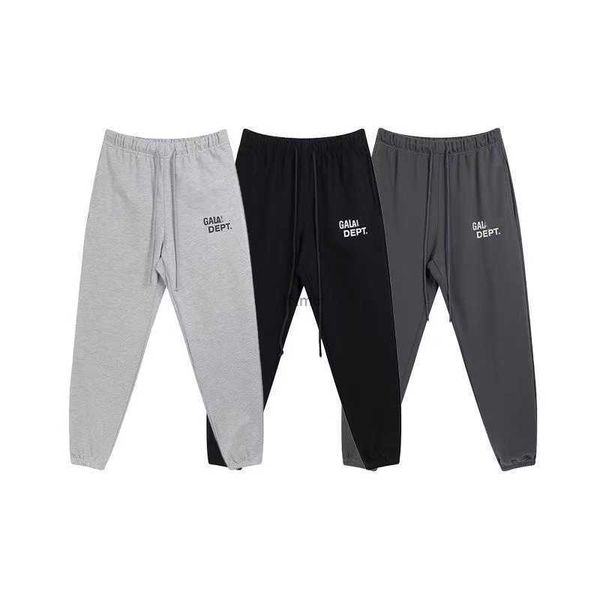 Pantaloni da uomo Galleria Pantaloni da uomo Pantaloni sportivi Dept Lettera Stampa casual Pantaloni lunghi Pantaloni con coulisse Gamba larga Taglia asiatica