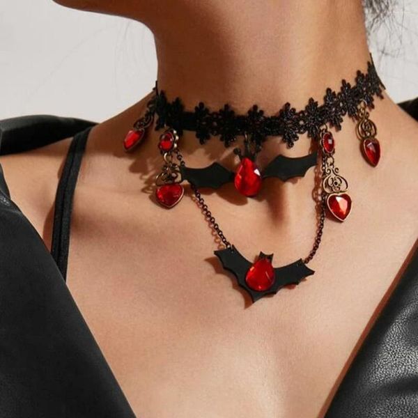 Choker Spitze Halskette Vintage Retro Punk Sexy Quaste Colliers Mädchen Mode Persönlichkeit Frauen Hals Kette Schmuck Geschenke