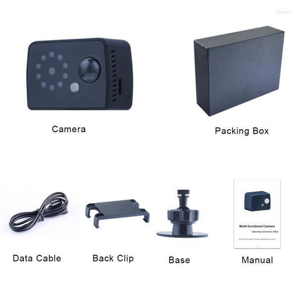 Camcorders USB Computer Camera 1200MAH Портативная зарядная зарядка Инфракрасное ночное видение.