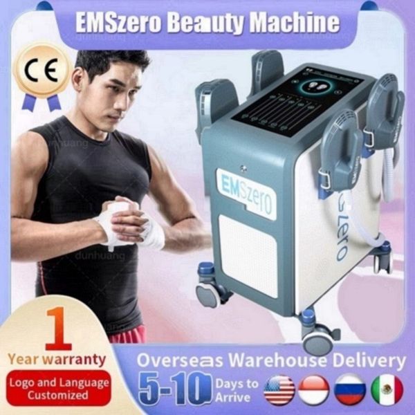 DlsEmslim Beauty Equipment Neo Hi-Emt Emszero Rf Slim Machine 2/4/5 Maniglie Macchina elettromagnetica per lo stimolatore muscolare della costruzione