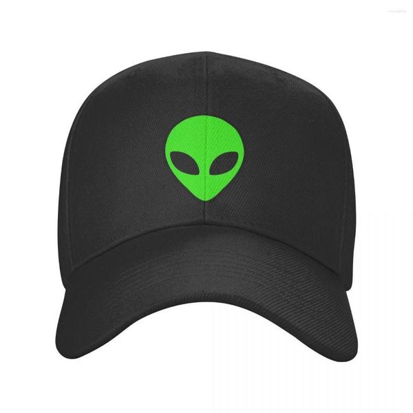 Top kapaklar moda unisex uzay uzaylı beyzbol şapkası yetişkin ayarlanabilir baba şapka erkek kadınlar güneş koruma yaz kamyoncu şapkalar