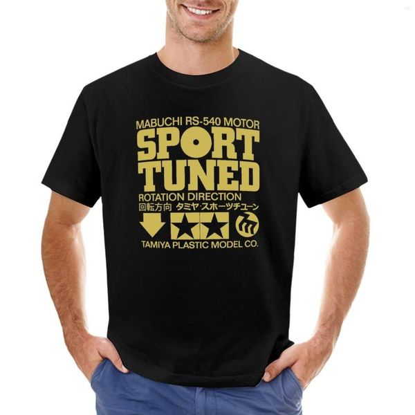 Erkekler Polos Tamiya Sport Tuned Motor Etiket T-shirt Plus Boyut Tişörtleri Komik Gömlek Erkek Pamuk