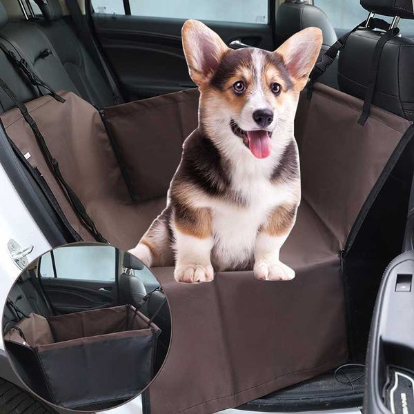 Nuovo per il coprisedile per auto per trasportare la borsa da viaggio pieghevole per cani e gatti Rivestimento in tessuto impermeabile Cestino per il trasporto di animali domestici HKD230706