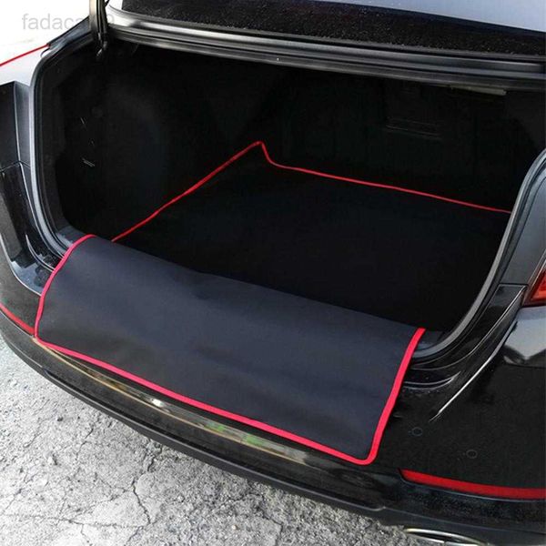 Haustier Abdeckung Leder Schwanz Box Oxford Tuch Kofferraum Matte Sitzbezüge Hinten Auto Pad Auto Schutz Decke HKD230706