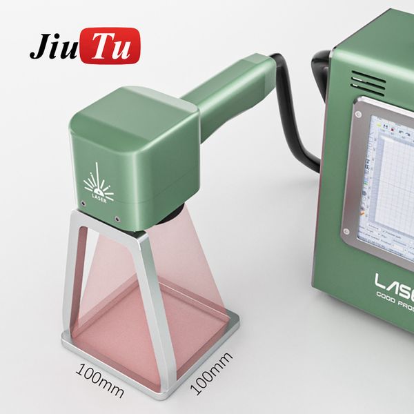 JiuTu la più recente mini macchina laser portatile ad alta potenza portatile flessibile da 20 W per marcatura precisa