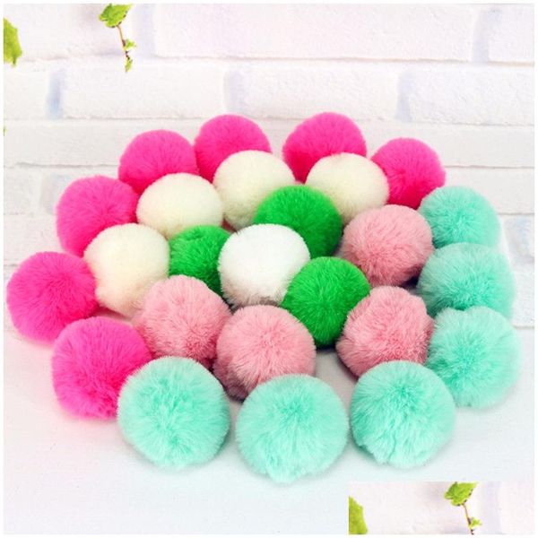 Brinquedos para gatos 10 peças/lote Bola de brinquedo de cor macia Brinquedo interativo Gatinho de cores variadas Brincando entrega em casa Jardim Suprimento para animais de estimação Dh8Am