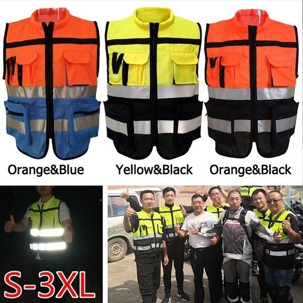 Altro L/XL/XXL/XXXL Gilet riflettente Abbigliamento da lavoro Motociclismo Sport all'aperto 230706