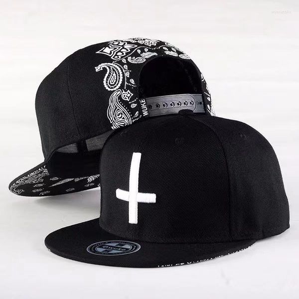 Ball Caps 2023 Unisex Hip Hop Outdoor Berretto da baseball Snapback Simple Cross Regolabile Canvas Casual Harajuku Summer