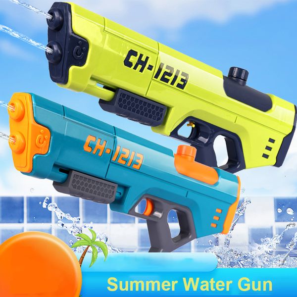 Gun Toys Pistola ad acqua per bambini estraibile ad alta pressione grande capacità estate piscina all'aperto strumento ad acqua pistola ad acqua regalo 230705