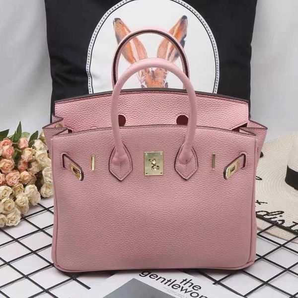 Mode Geldbörse Frauen Totes Schulter Taschen 40CM 35CM 30CM Mit Gestempelt Schloss Rindsleder Echtes Leder Handtasche Schal pferd Tasche67