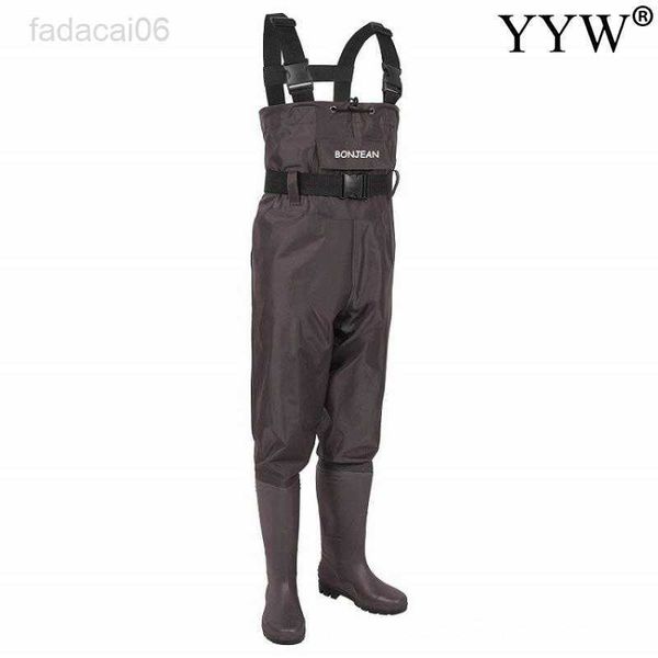 Angelzubehör Angeln Wathosen Hosen Overalls Mit Stiefeln Ausrüstung Set Anzug Erwachsene Set Wasserdichte Overalls Hosen Kits Männer Frauen Brust Wathosen Hosen HKD230706