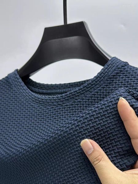 Polo da uomo Premium Summer Cool traspirante T-shirt manica corta girocollo 2023 Brand Fashion Casual Comodo Sport Mezza