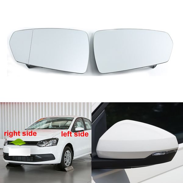 Für Volkswagen VW Polo 2019 2020 2021 2022 Auto Zubehör Seite Rückspiegel Linsen Reflektierende Glas Objektiv mit Heizung 1PCS