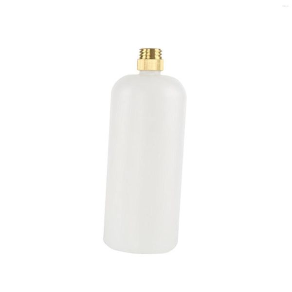 Garrafa de pulverizador de espuma para lavagem de carro de grande capacidade com adaptador de cobre 1L Tanque Recipiente para acessórios de pressão de lança de neve