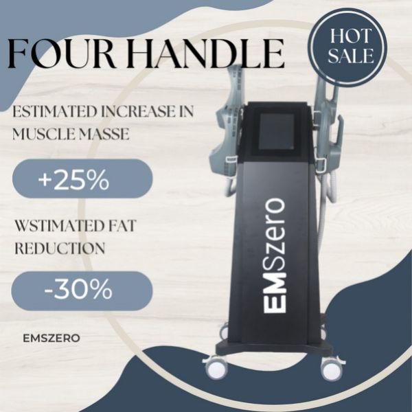 EMSZERO Macchina elettromagnetica per modellare il corpo EMS Stimolazione muscolare Rimozione del grasso Dimagrante Macchina per aumentare i muscoli Strumento di bellezza